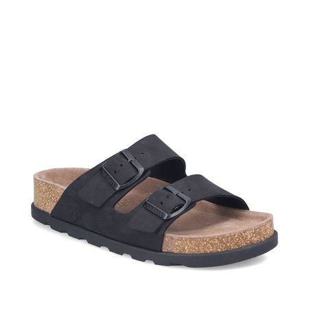 Klapki damskie z klamrą Rieker V3190-01