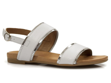 Białe eleganckie sandały Venezia 030020684