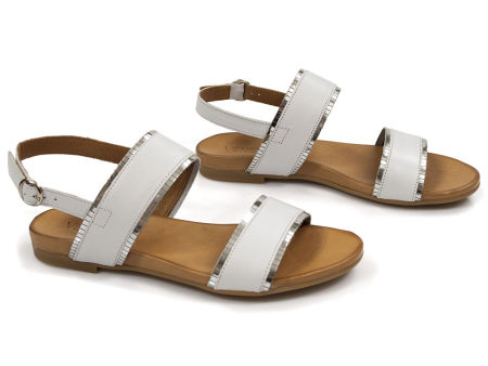 Białe eleganckie sandały Venezia 030020684