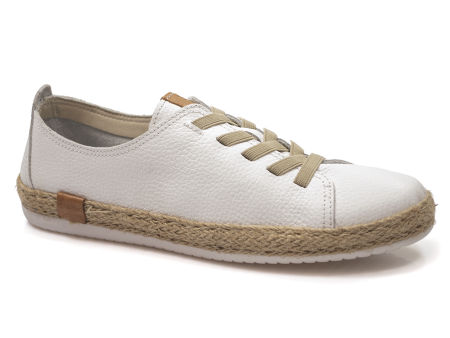 Białe półbuty sneakersy damskie Venezia 110