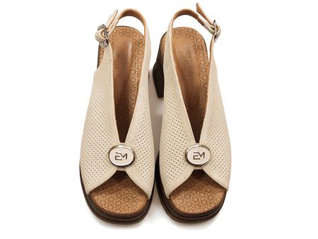 Skórzane sandały na obcasie Verano 115.E4053