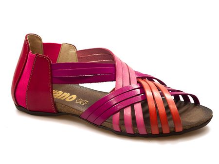 Różowe sandały rzymianki Verano 1204