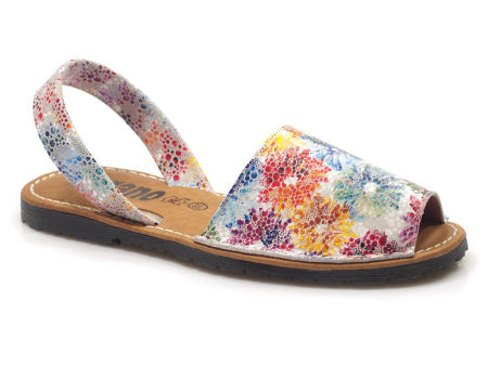 kolorowe sandały lordsy Verano 2505 flores