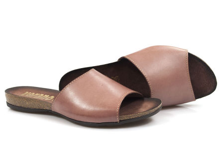 Różowe klapki profilowane Verano 491