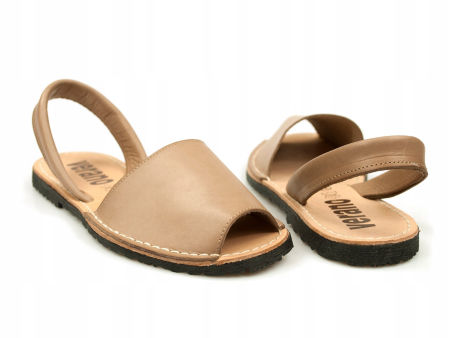 Beżowe sandały gladiatorki Verano 2201