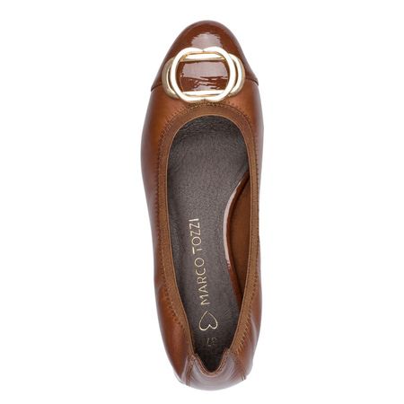 Półbuty na obcasie czółenka Marco Tozzi 22214-392