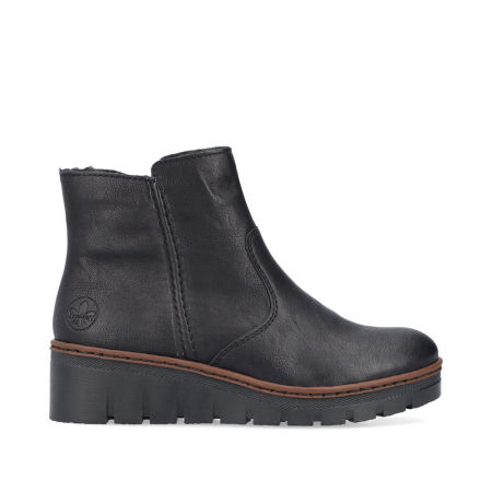 Botki damskie Rieker X9165-00 czarny - Rieker zdjęcie 2