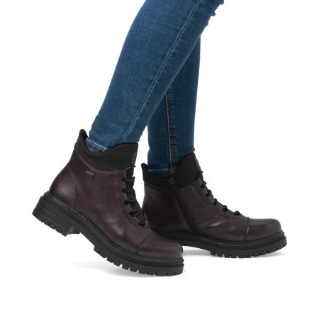 Botki śniegowce z membraną Rieker Y3163-35 Tex bordo