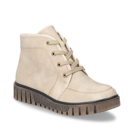Beżowe botki trzewiki Rieker Y3407-60