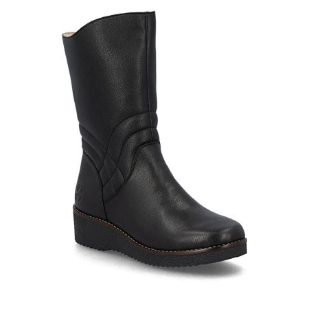 Kozaki damskie Rieker Y4656-00 czarny - Rieker zdjęcie 2