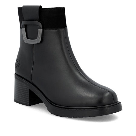 Botki damskie Rieker Y5253-00 czarny - Rieker zdjęcie 2