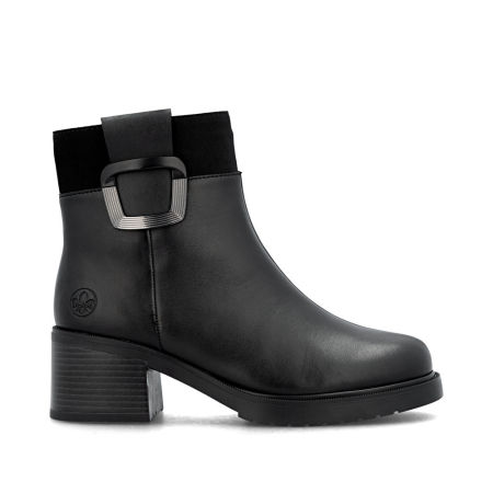 Botki damskie Rieker Y5253-00 czarny - Rieker zdjęcie 4