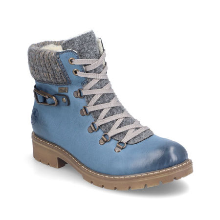 Śniegowce botki z kożuszkiem i membraną Rieker Tex Y9131-15