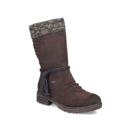 Kozaki Rieker Tex 72684-25 brąz