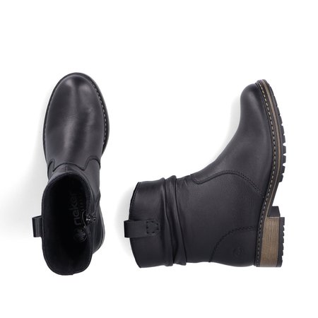 Botki Rieker Z6883-00 czarny