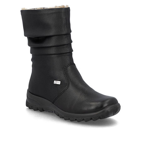 Kozaki z membraną i kożuszkiem Rieker Z7171-02 Tex - Rieker zdjęcie 2