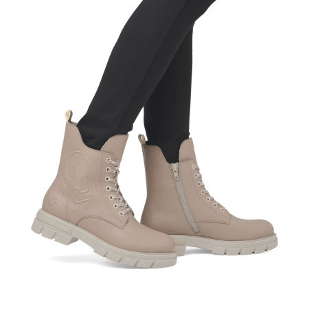 Botki trzewiki Rieker Z9134-20 beż